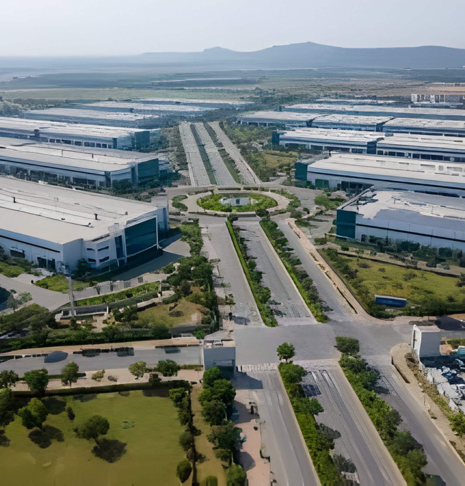 Manufacturing and logistics zone at M3M Industrial Plots Manesar IMT