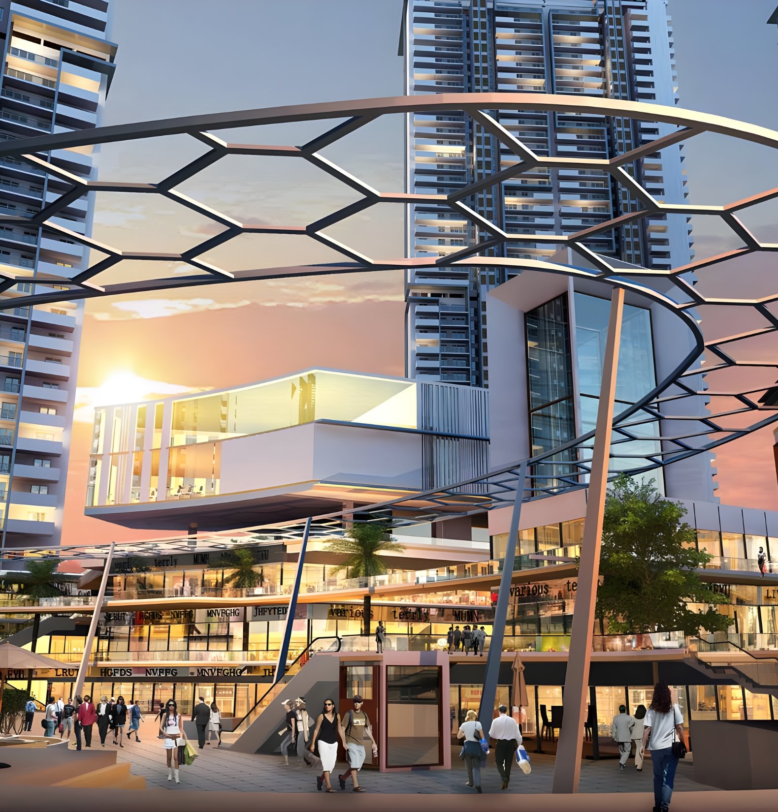 High-street retail shops at M3M 65th Avenue Sector 65 Gurgaon