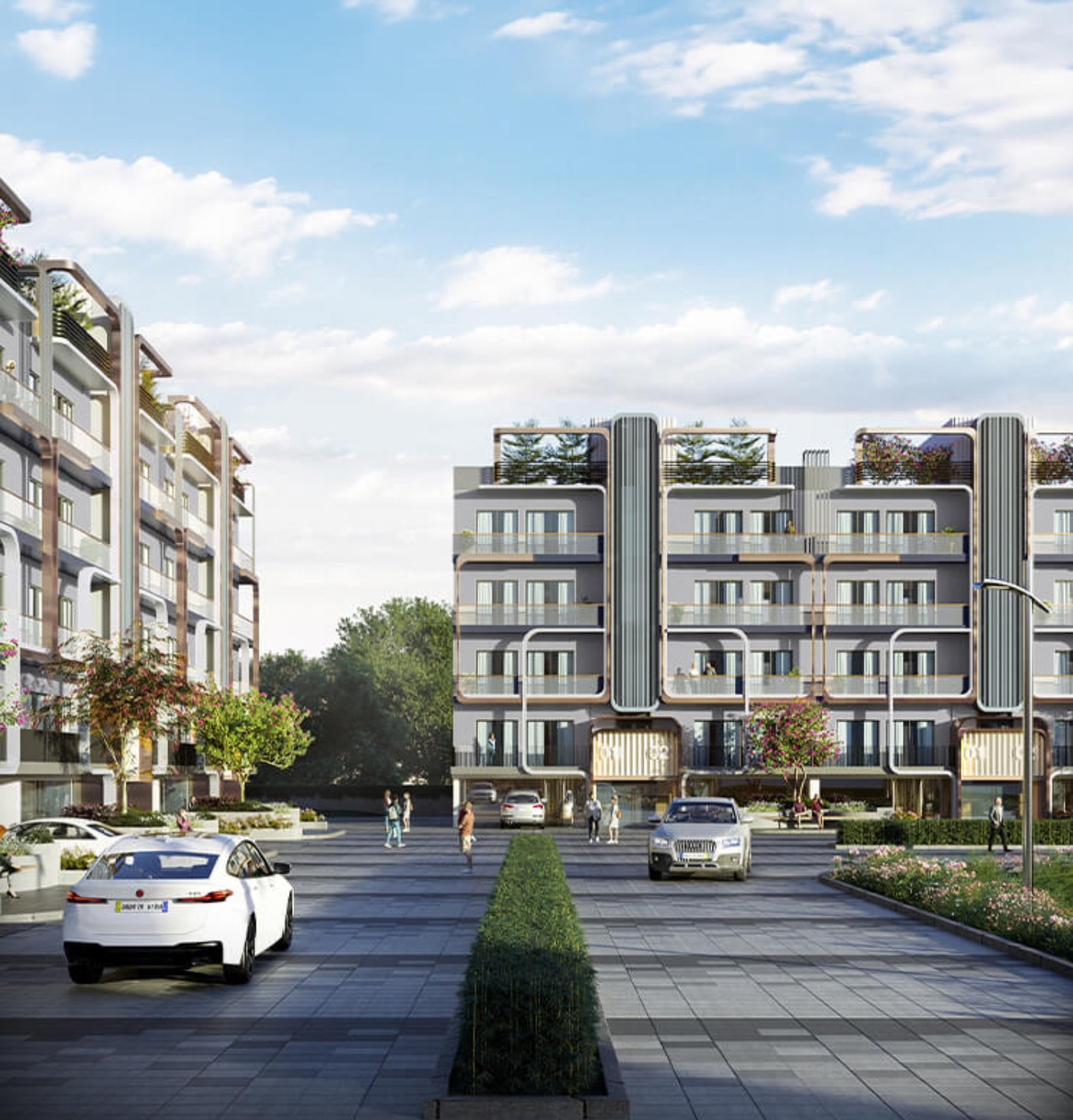Low-rise independent floor architecture at M3M Antalya Hills Sector 79 Gurgaon