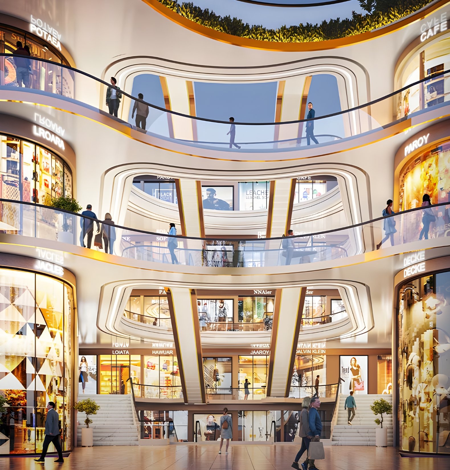 High-street retail shops at M3M Capital Walk Sector 113 Gurugram