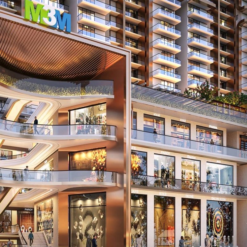 Retail shops, office spaces and entertainment destination at M3M Capital Walk Sector 113 Gurugram