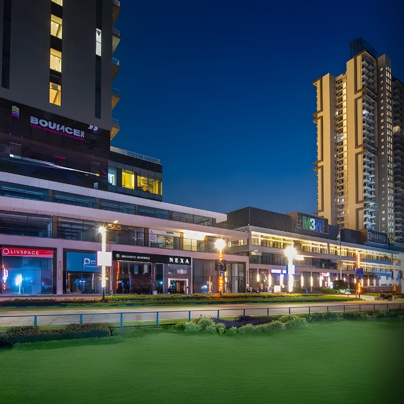 High-street retail, dining and office destination at M3M Corner Walk Sector 74 Gurugram