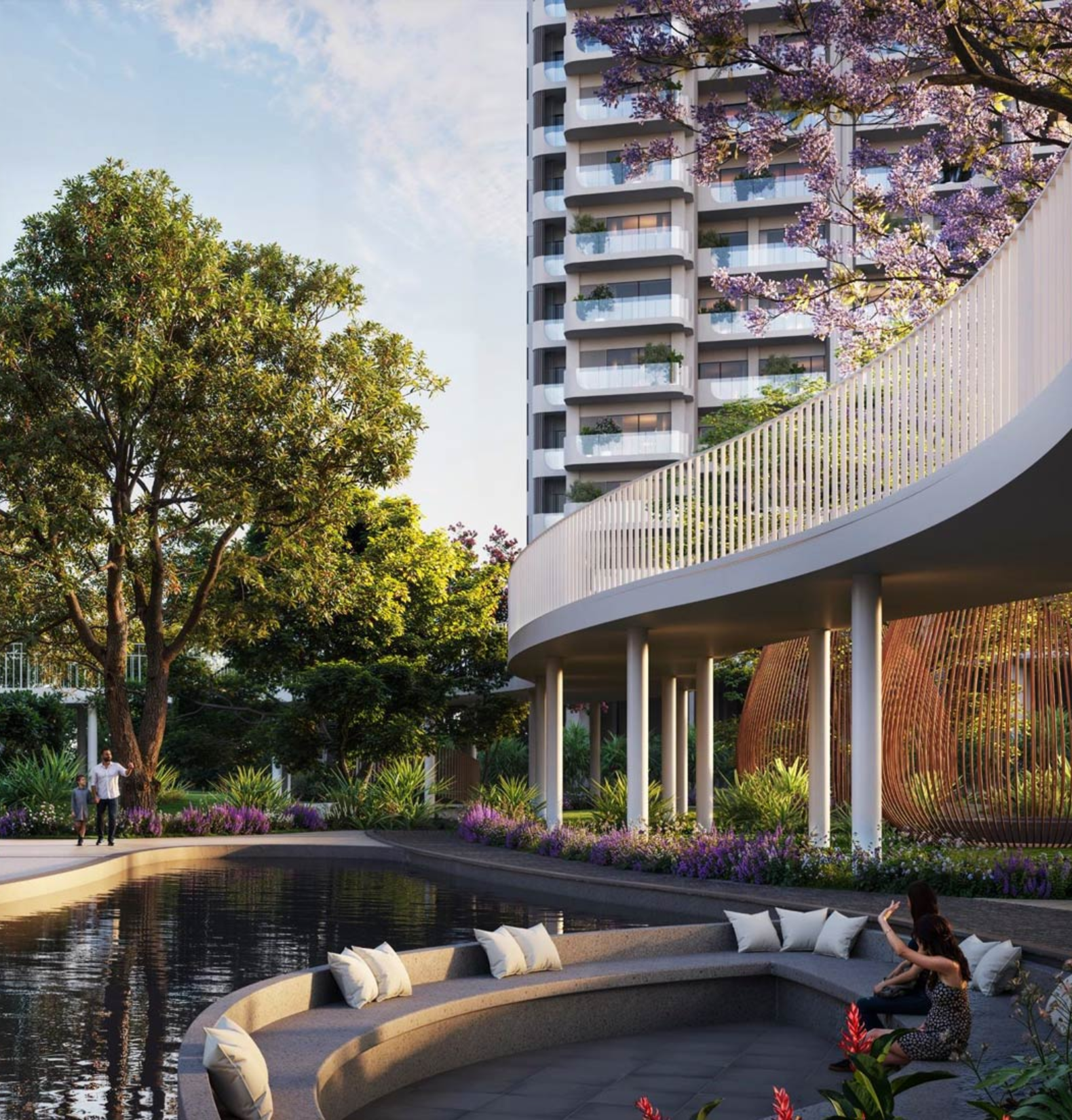 Luxury 3 BHK residences within a green township at M3M Forestia West