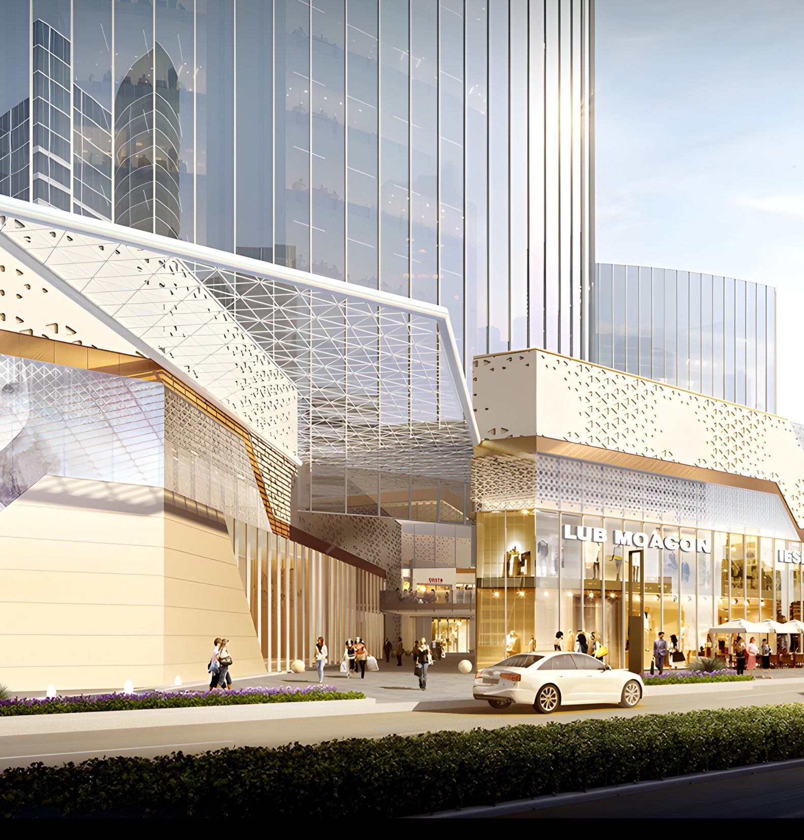 Retail and dining hub at M3M IFC Sector 66 Gurgaon