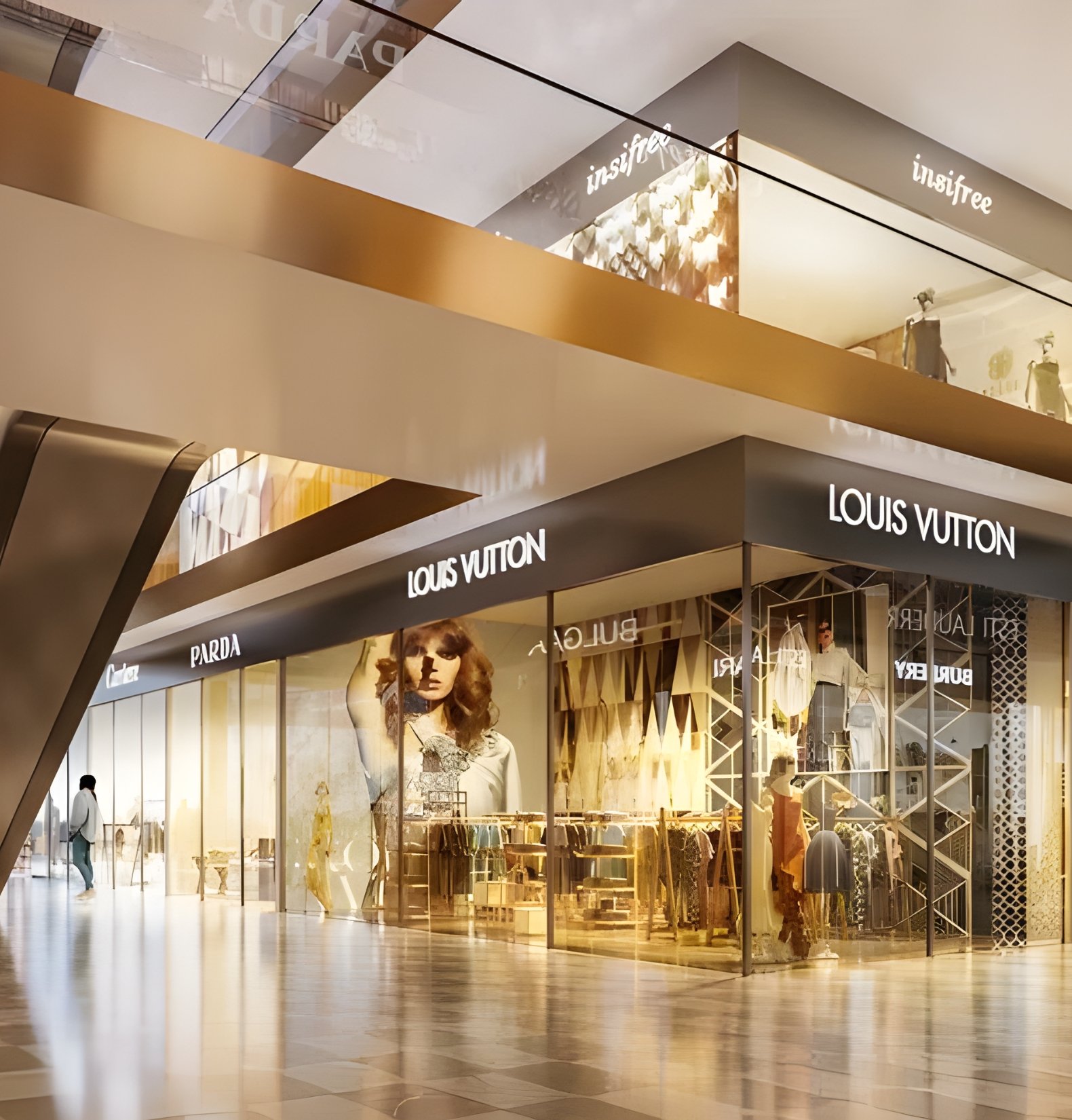 Luxury commercial frontage and modern architecture at M3M Jewel Gurgaon