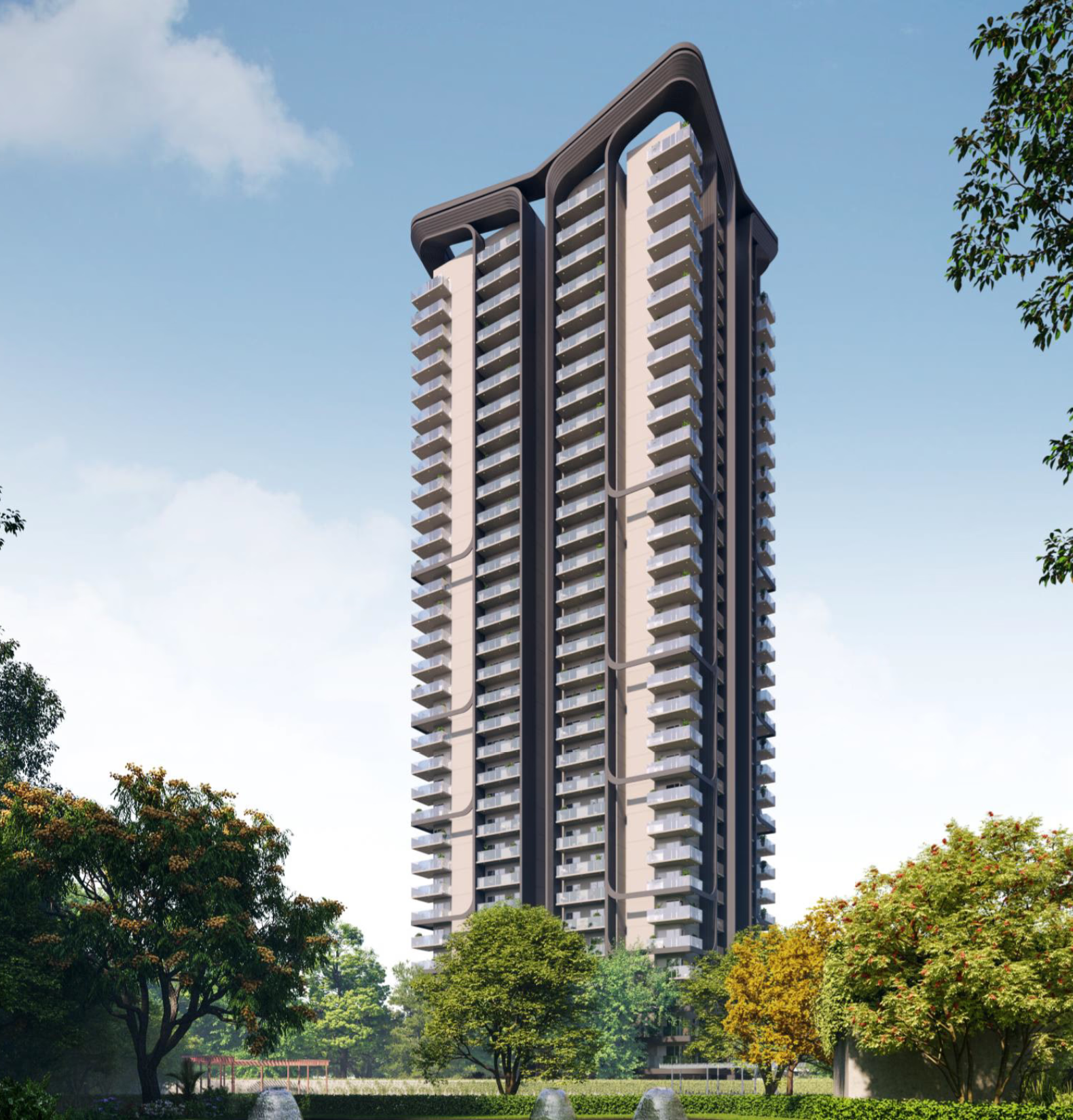 Modern luxury architecture at M3M Opus Sector 67 Gurgaon