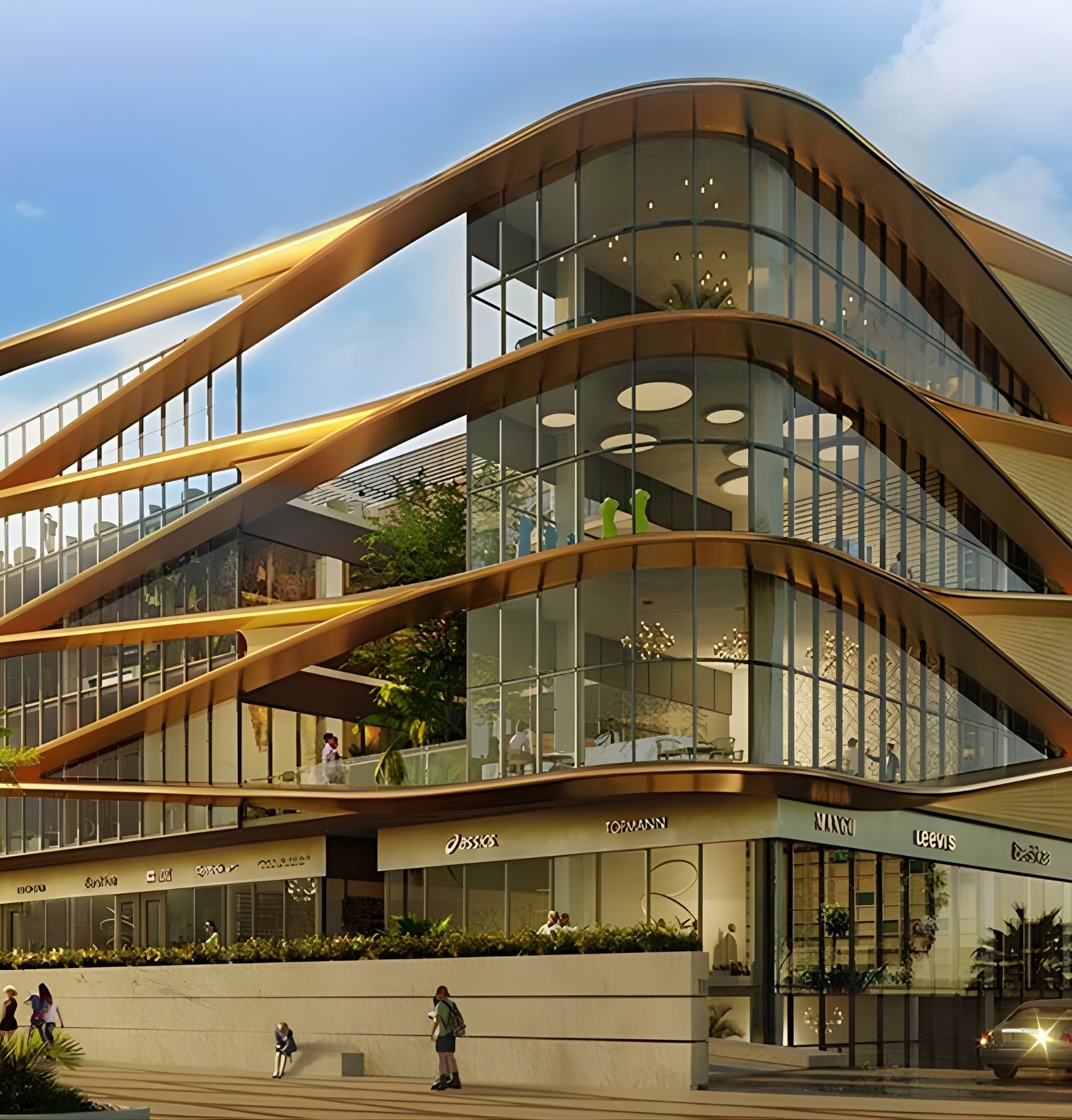 Retail and food and beverage destination at M3M Prive 73 Sector 73 Gurugram