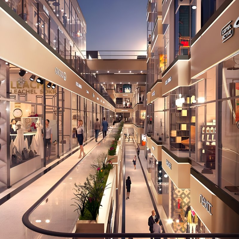 High-street retail and food and beverage destination at M3M Prive 73 Sector 73 Gurugram