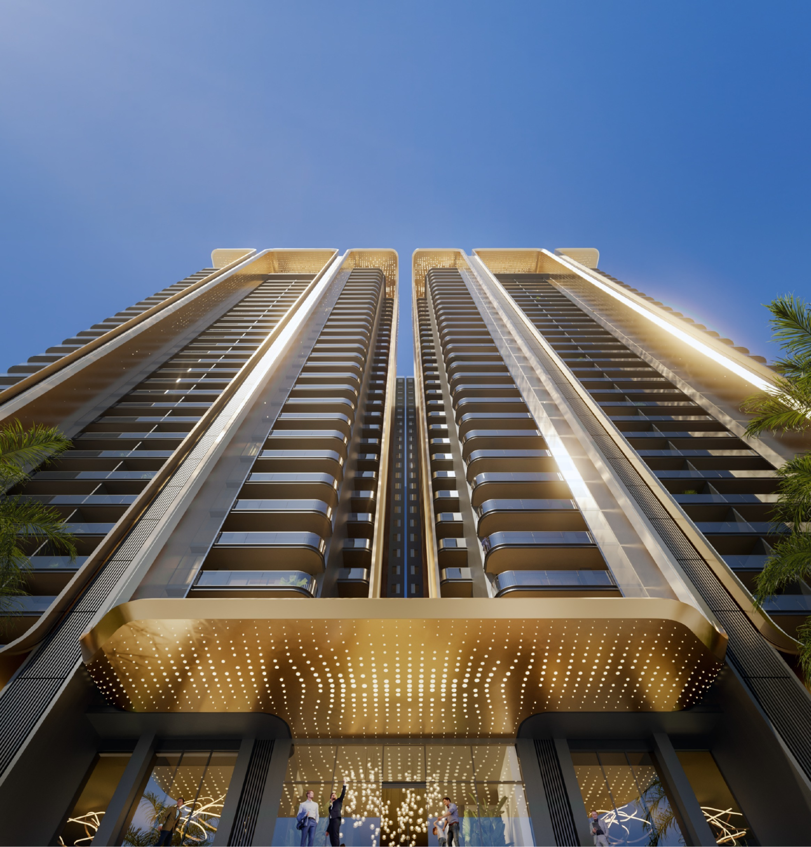 Golf course view living at M3M St Andrews Residences Gurgaon