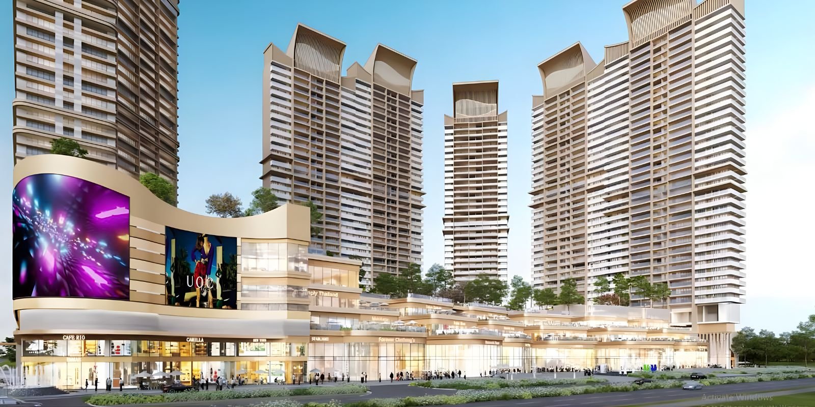 Premium green surroundings and landscaped environment near M3M The Cullinan Sector 94 Noida